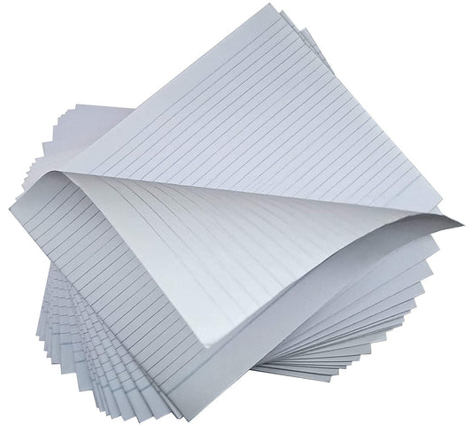 KRASHTIC Answer Sheets for Exam Practice and for test 100 Sheets Only (50 Joint Sheets Without Fold, With Folding 100 Sheets Or 200 Pages) Both Side Ruled Size 29X23 Cm - SHARMA BUSINESS