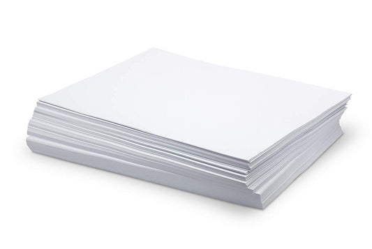 KRASHTIC A4 White Sheets Paper for School and Office work White Color Set of 100 Sheets Plain A4 75 gsm Printer Paper (Set of 1, White) - SHARMA BUSINESS