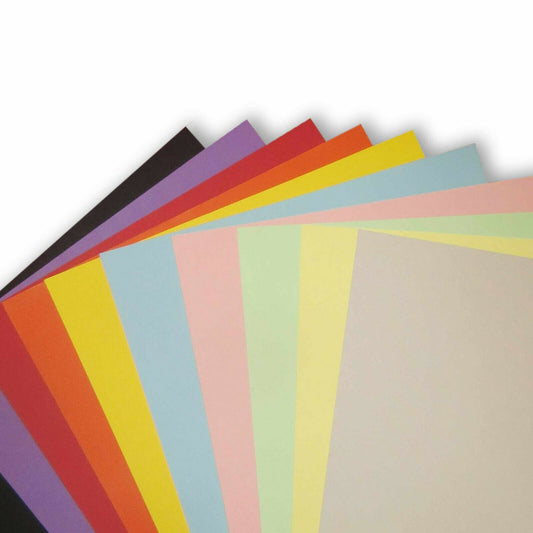 SHARMA BUSINESS A3 Size Mix Color Sheets Set of 20 Sheet Random Colors For Art and Craft Greeting Card Making School Project and Assignment Size 42x30 cm 120 GSM Thick