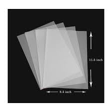 PERDAY Tracing Paper For Aari Work, Size A4 30x21 cm, Pack of 50 Sheets, Light Yellow, For Embroidery, Drawing, Sewing Pattern, Sketching and Art and Craft