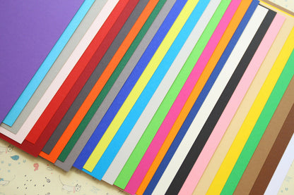 SHARMA BUSINESS A4 Multicolor Color Sheets Pack of 20 Sheets Set of 10 Different Color X 2 Sheets 120 GSM Bright Color
