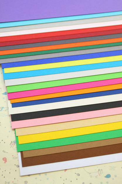 SHARMA BUSINESS A4 Multicolor Color Sheets Pack of 20 Sheets Set of 10 Different Color X 2 Sheets 120 GSM Bright Color