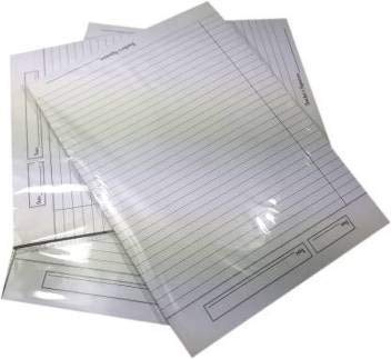 SHARMA BUSINESS PROJECT SHEET SET OF 60 BOTH SIDE RULED (WHITE) SIZE A4 BOTH SIDE RULED