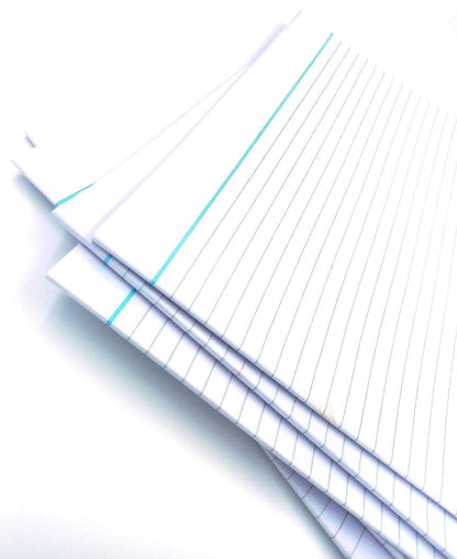 SHARMA BUSINESS Answer Sheets for EXAM Practice and for Tests 100 Sheets ONLY (50 Joint Sheets Without FOLD, with Folding 100 Sheets or 200 Pages)