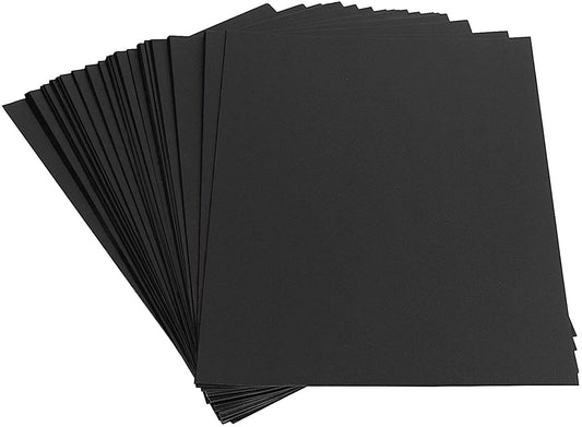 SHARMA BUSINESS A3 Size Black Sheet For School And Assignment Work Paper Weight 180 GSM Thick Set Of 20 Sheets Size 420 X 297 MM