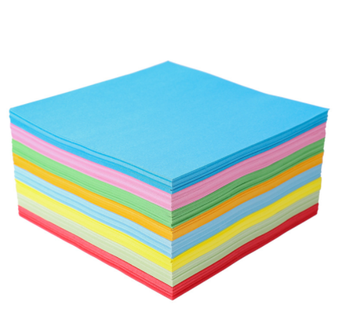 SHARMA BUSINESS Origami Paper For Art and Craft School Projects Assignment Multicolor Set of 100 Sheets, Size 15X15 cm 10 Different Color X 10 Sheets